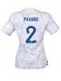 Ženski Nogometna dresi replika Francija Benjamin Pavard #2 Gostujoči SP 2022 Kratek rokav